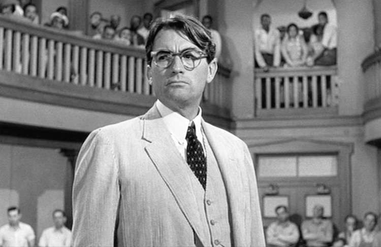 Atticus Finch in the Court Room