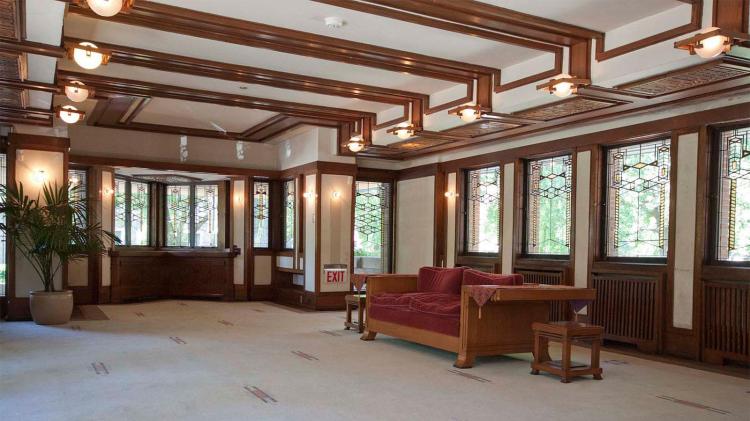 Interior elegance at the Robie House 