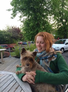 Sasha and her beloved Lucy - if I wasn't around Lucy was a totally acceptable alternative!