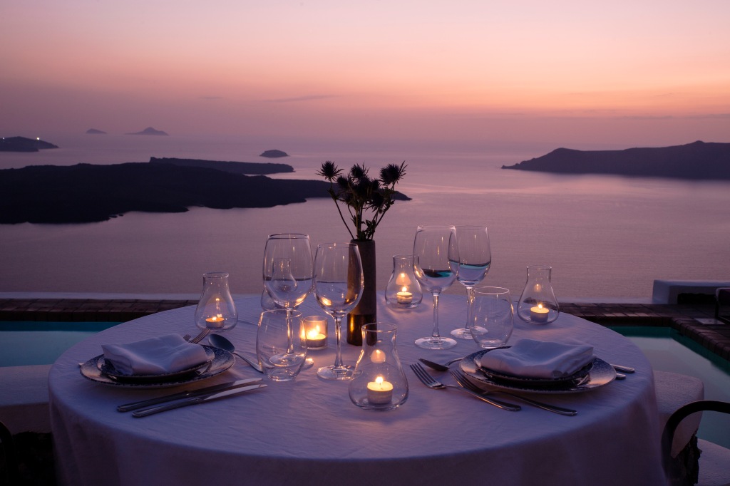 Vasilicos - romantic dinner for two..............