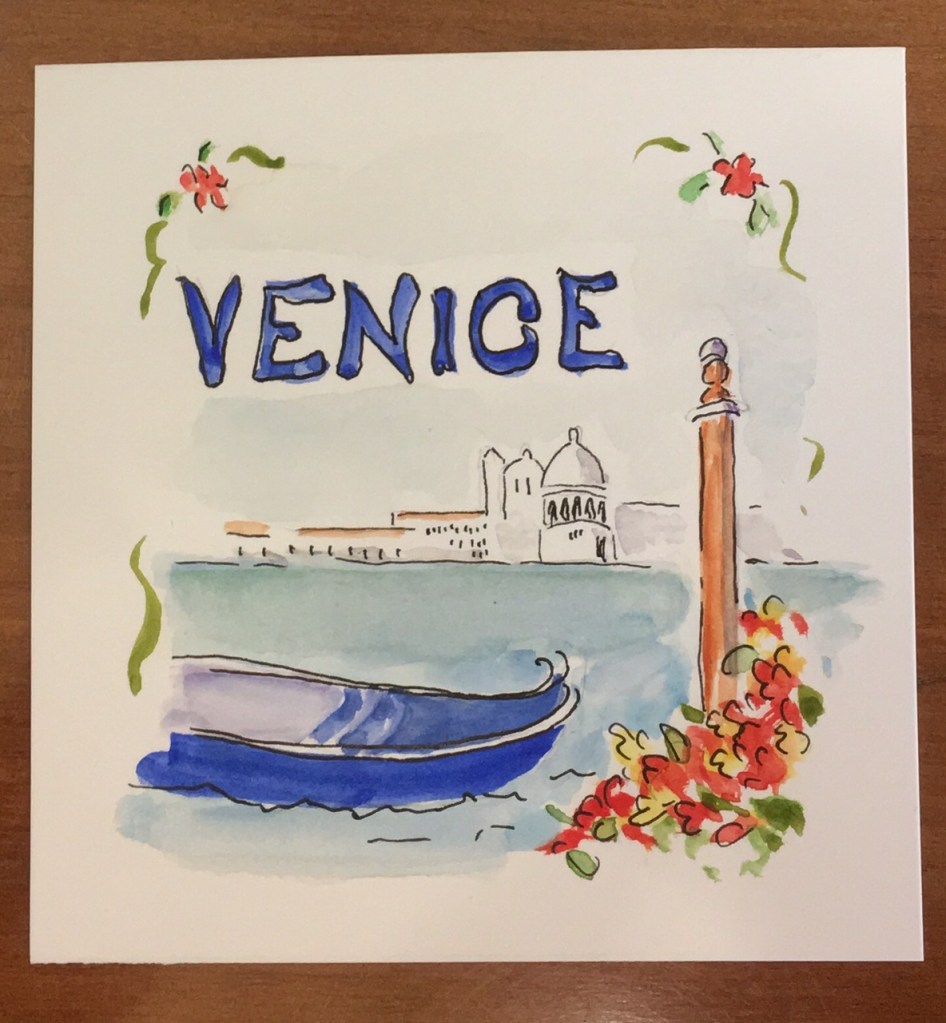 The lagoon of Venice by Mary Lou Peters - artist