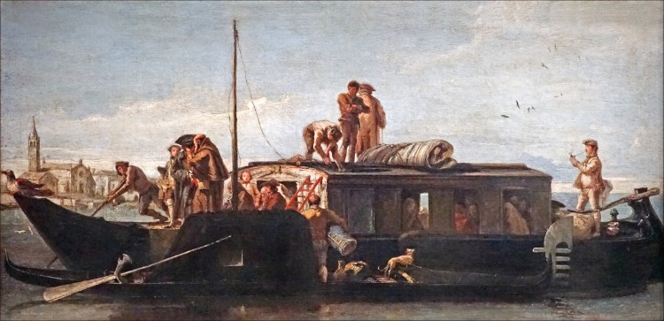 The Venetian artist Tiepolo painted the 'Burchiello' in the 18th century