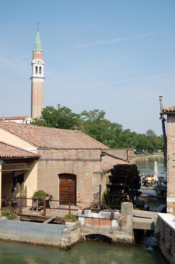 Molino at Dolo,unchanged since Canaletto's time