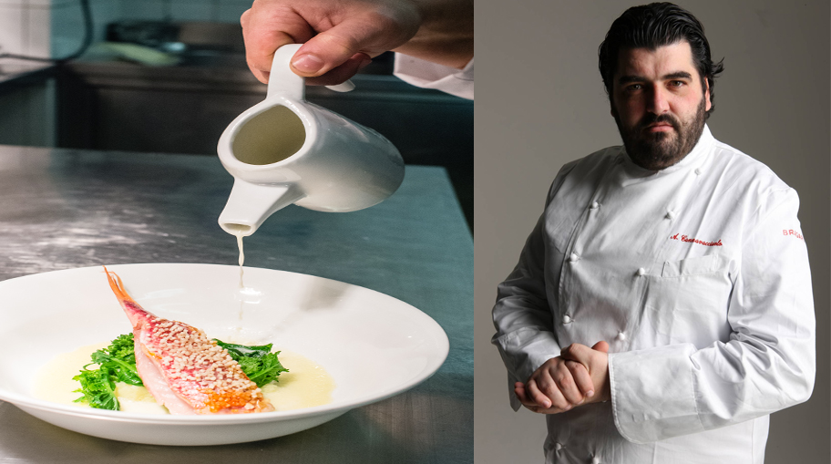 Antonino Cannavaccioulo - one of Italy's most famous chefs and certainly very distinctive
