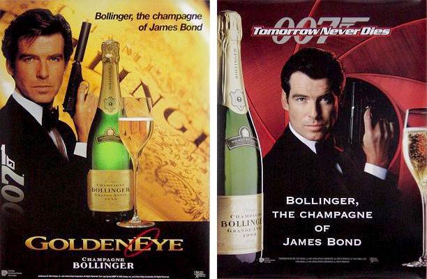 Bollinger and James Bond