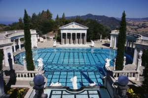 Hearst Castle, San Simeon - the classical Greek outdoor pool