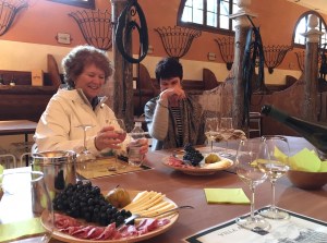 Villa Angarano, wine tasting and nibbles with Belinda Geddes and Barbara Hogan