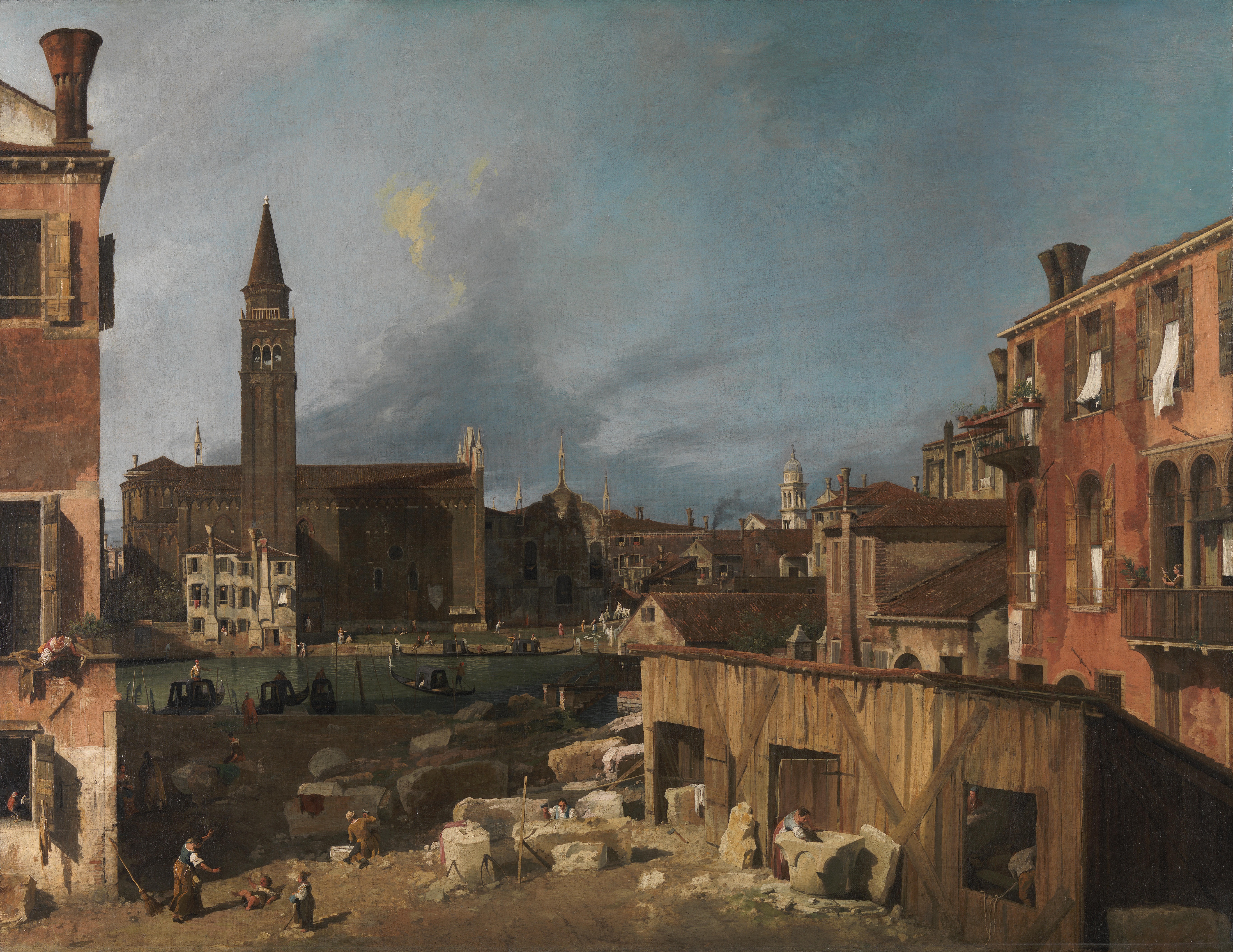 Stonemason's Yard - Courtesy National Gallery, London