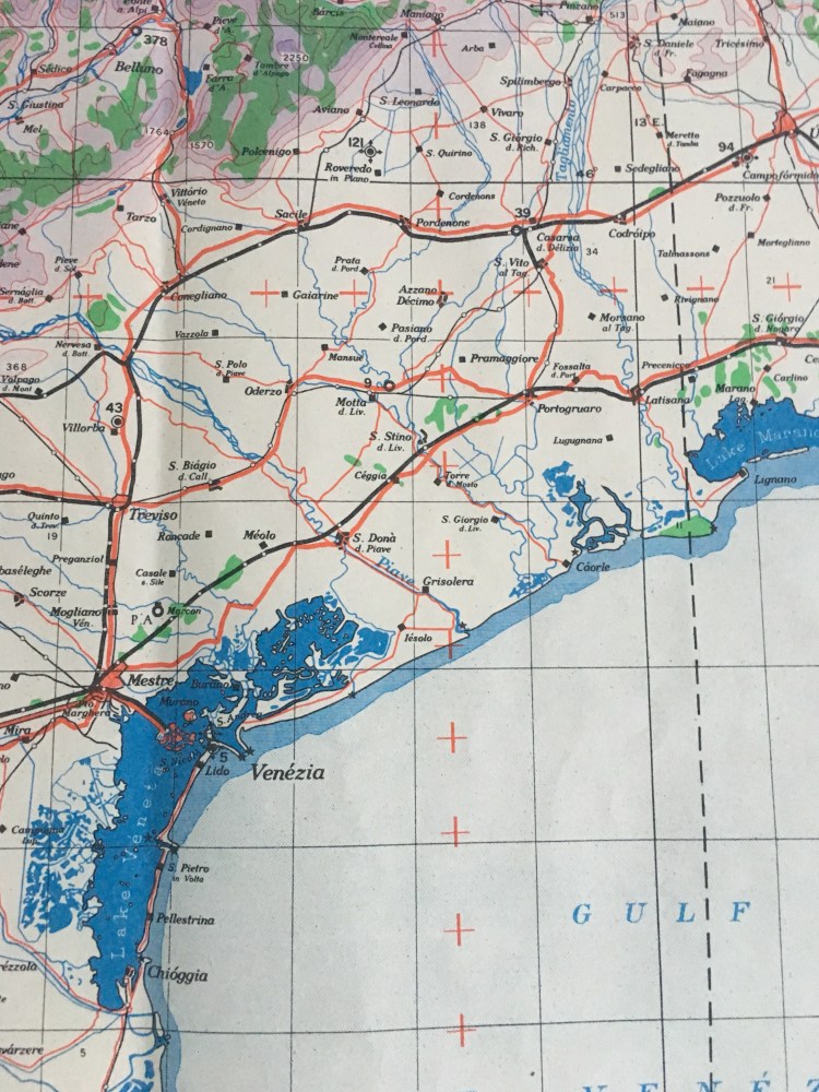 Venezia and Veneto - Ordnance Survey, 1941