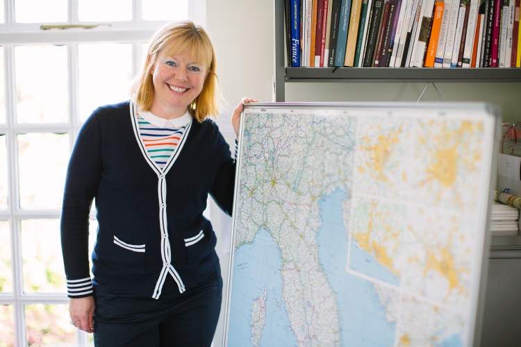 There's always a map close by in the world of the Educated Traveller!