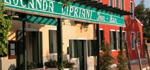Locanda Cipriani is an institution on the island of Torcello - a favourite of celebrities and VIPs. Hemingway stayed here for a month in the late 1940s and write a book here!