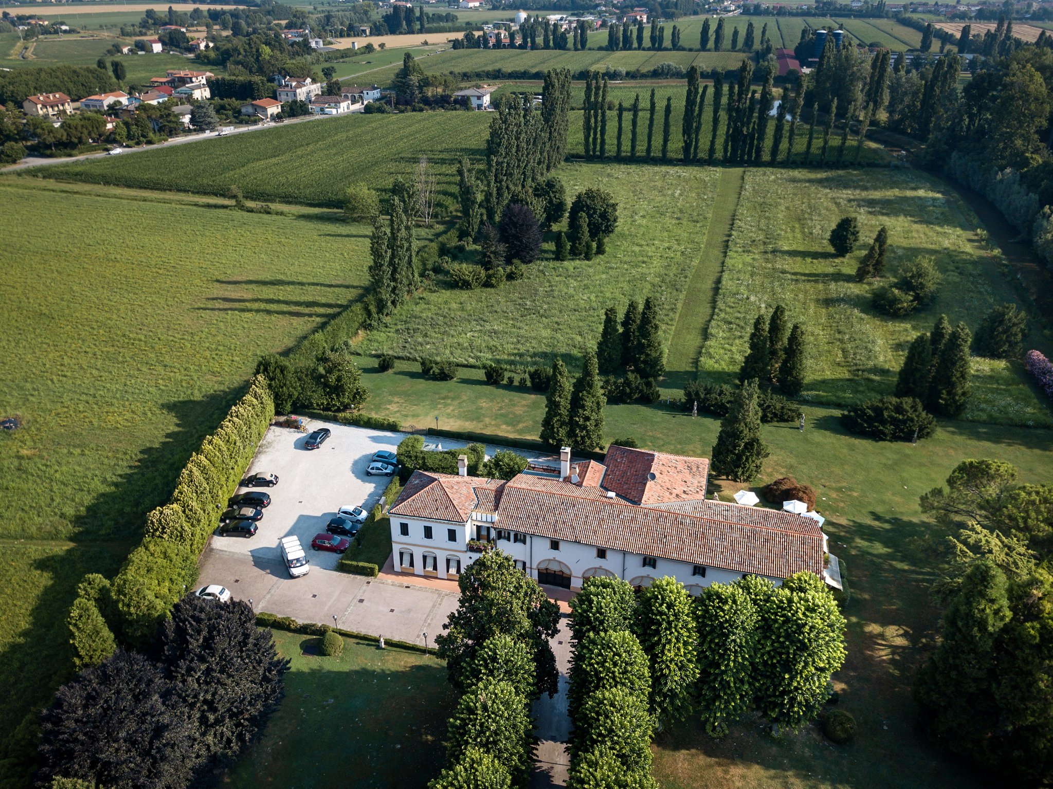 Villa Margherita - aerial view - country house hotel, Veneto