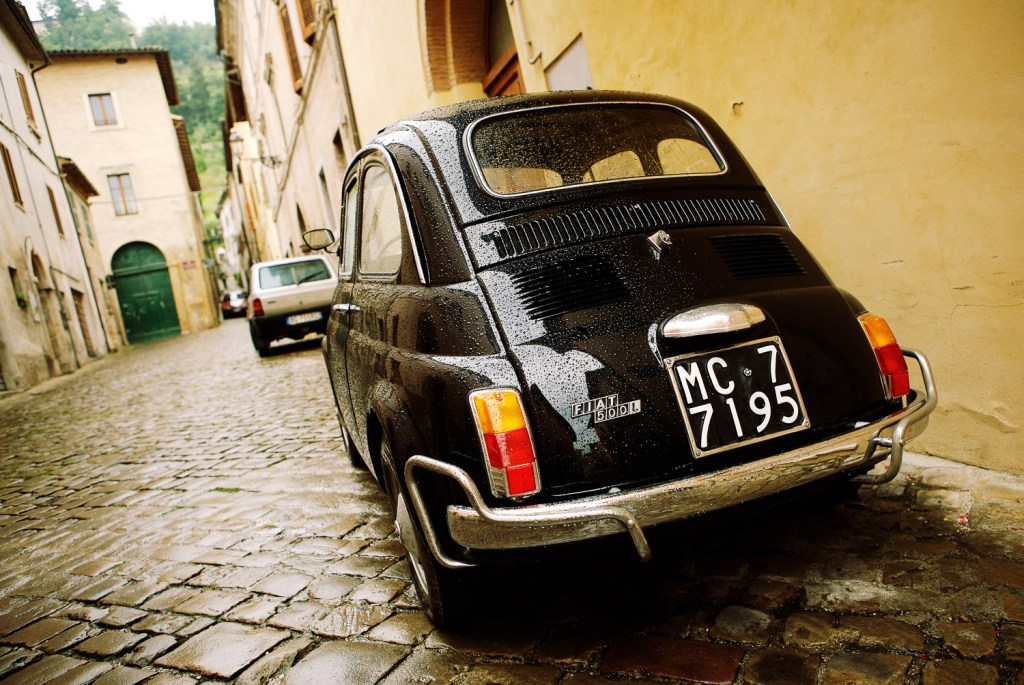 Fiat 500 - Le Marche, Italy - photo by Peter Corcoran www.petercorcoran.com - Words by www.educated-traveller.com