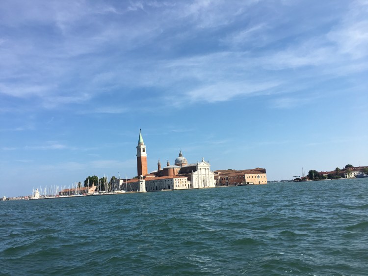 San Giorgio Maggiore from our private boat