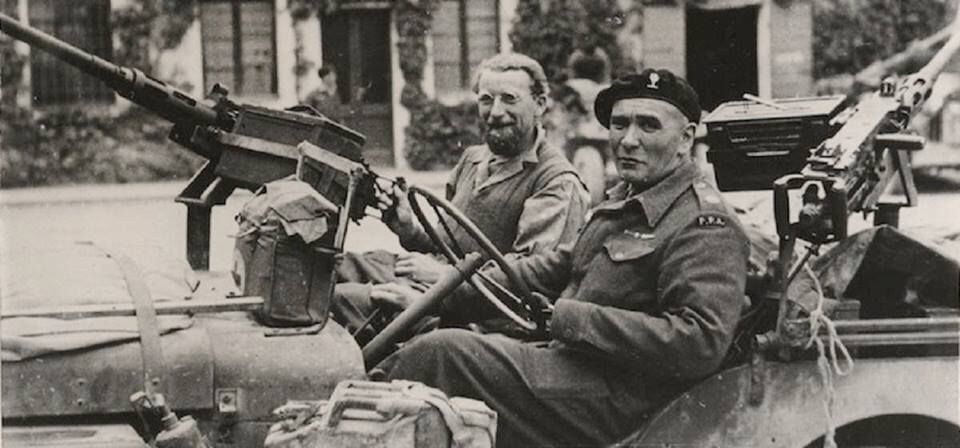 Popski's Private Army made their way north behind enemy lines in the Second World War. Here in Italy.