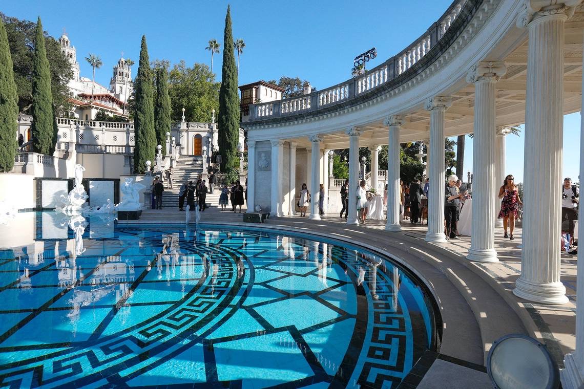 Hearst Castle - Neptune Pool - beautifully refurbished and completed in 2018