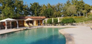 La Meridiana, Liguria, Italy - by the pool - October, 2018