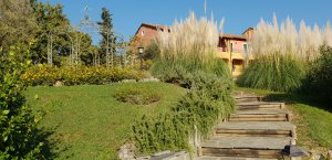 La Meridiana, Liguria, Italy - leading up to the hotel - October, 2018