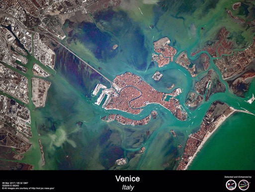 Venezia - from space station @NASA