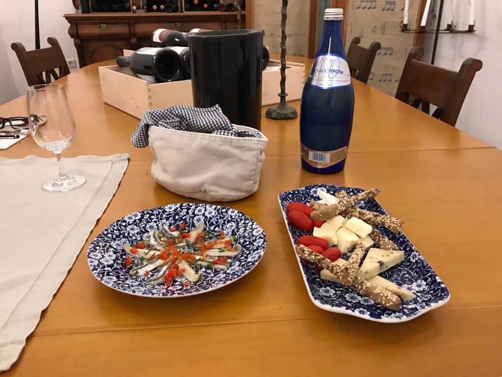 Vasilicos - wine tasting tour of Greece featuring delicious wines and perfectly paired tasting dishes