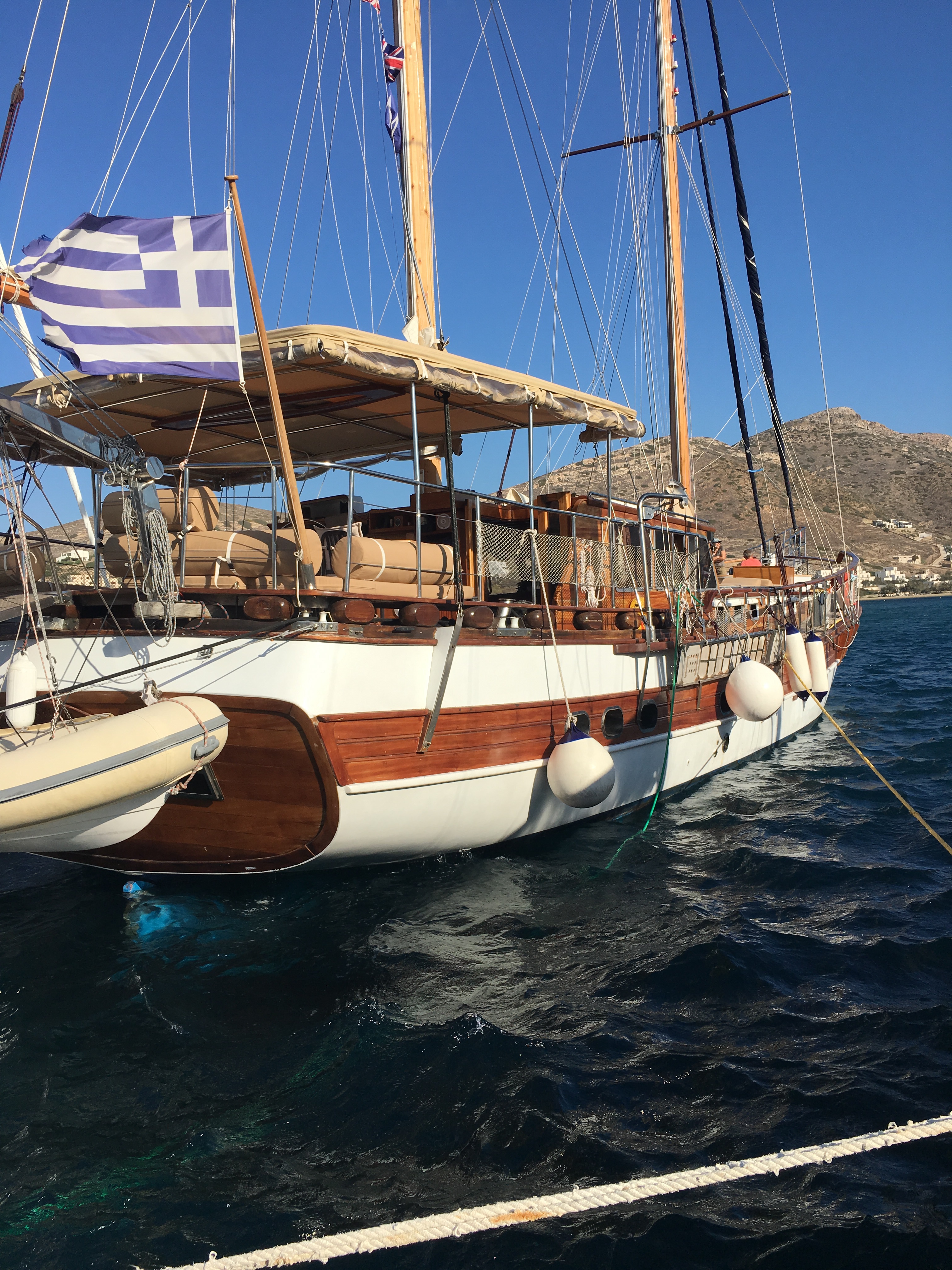 Greece by Sail - Kapitan Kosmos our traditional timber sailing boat