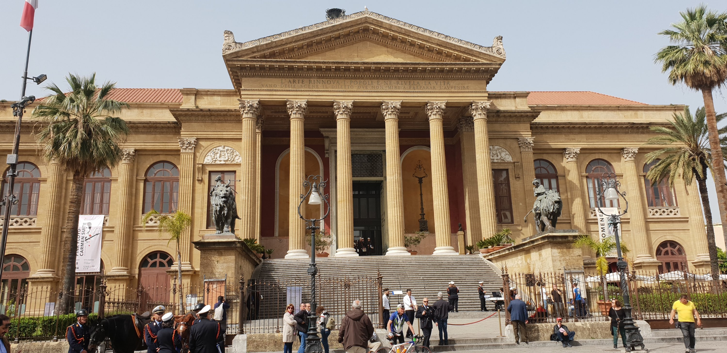 Palermo - Massimo Theatre is a 19th century colossus