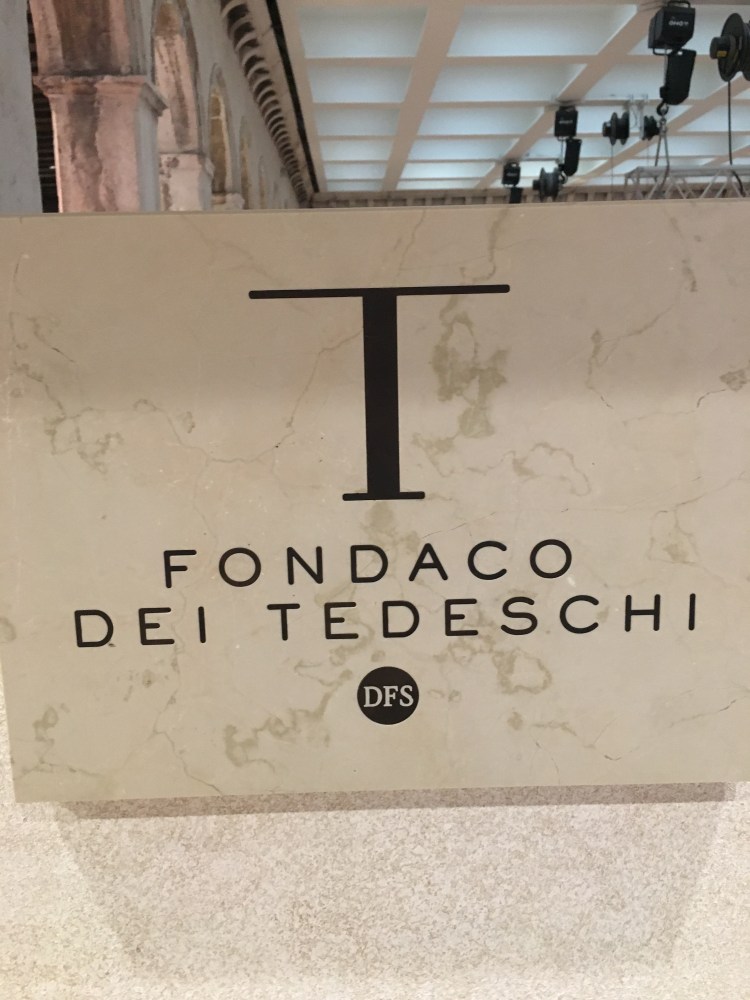 The Fondaco dei Tedeschi lives on as a luxury 'duty free' shopping store