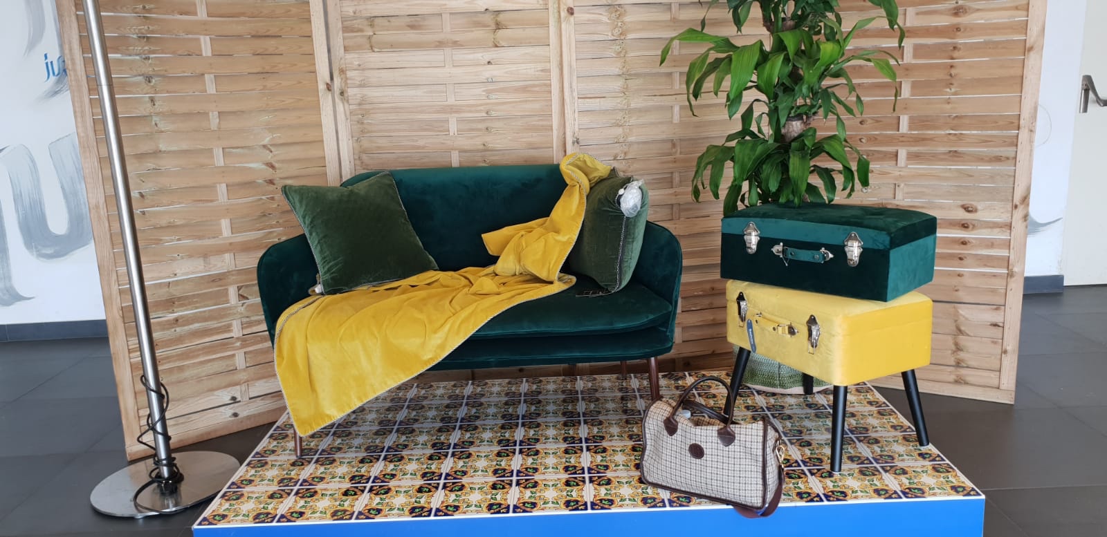 Travellers display in Rinascente Department Store, Palermo