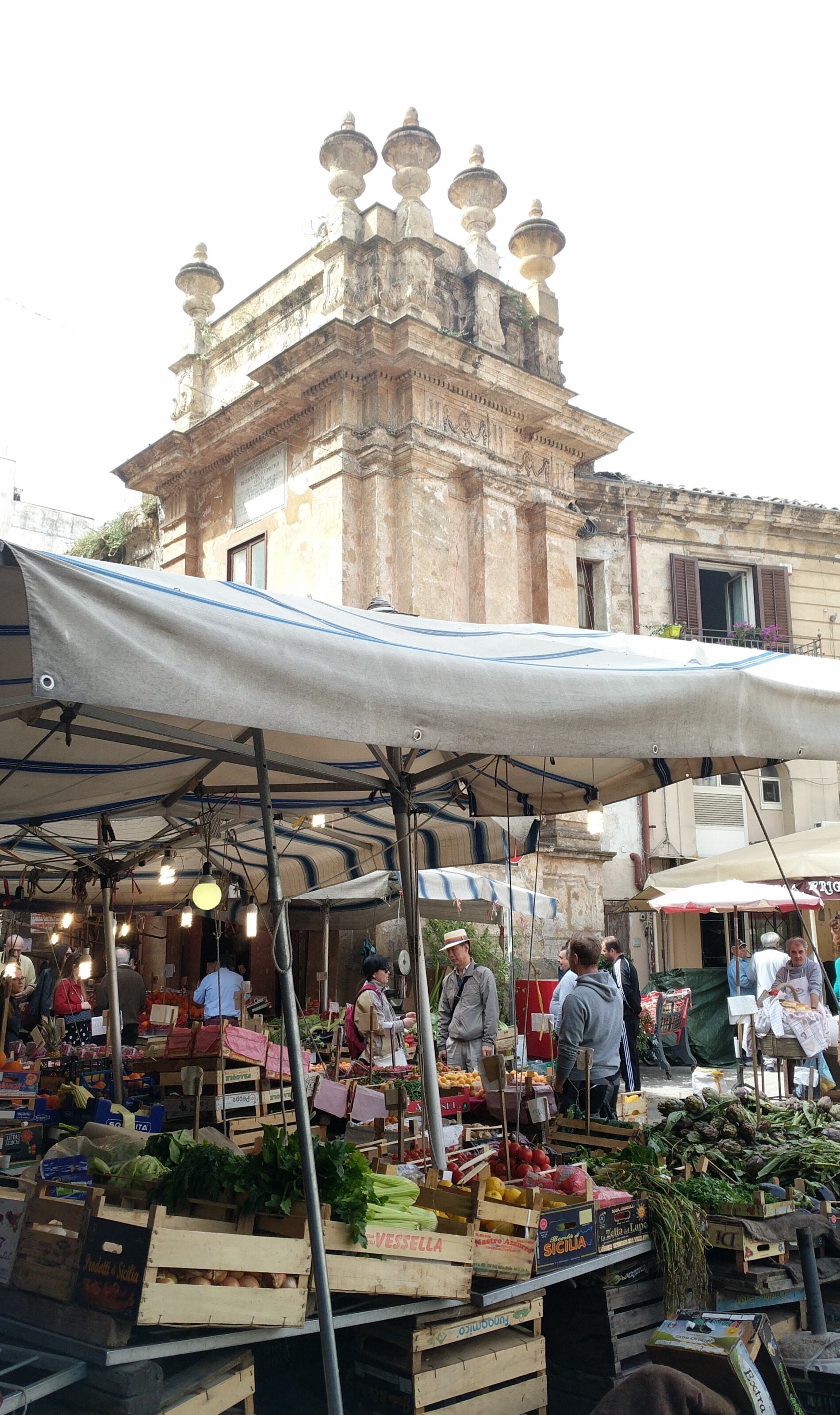 Capo Market, Palermo - entrance