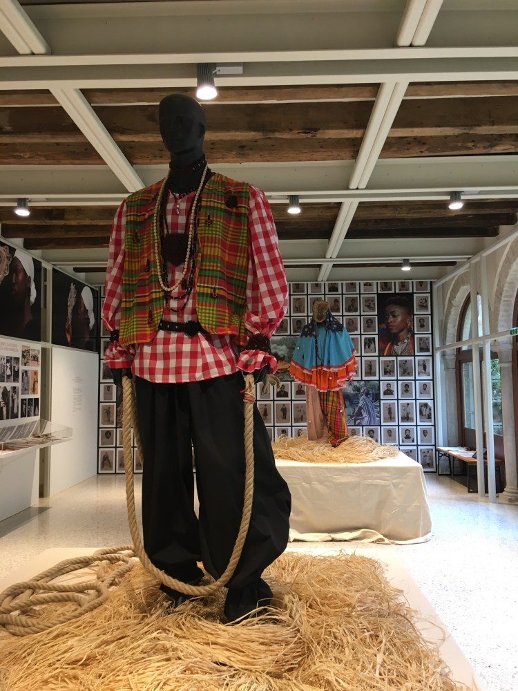 Antigua & Barbuda 'Carnival and Resistance' display at 2019 Biennale. www.educated-traveller.com