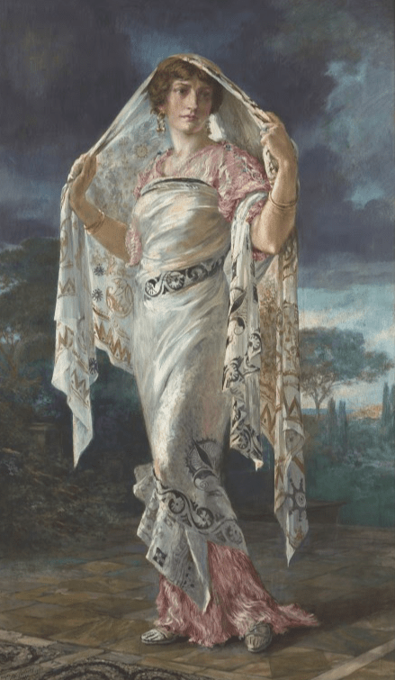 Henriette Negrin painted by Mariano Fortuny c.1935