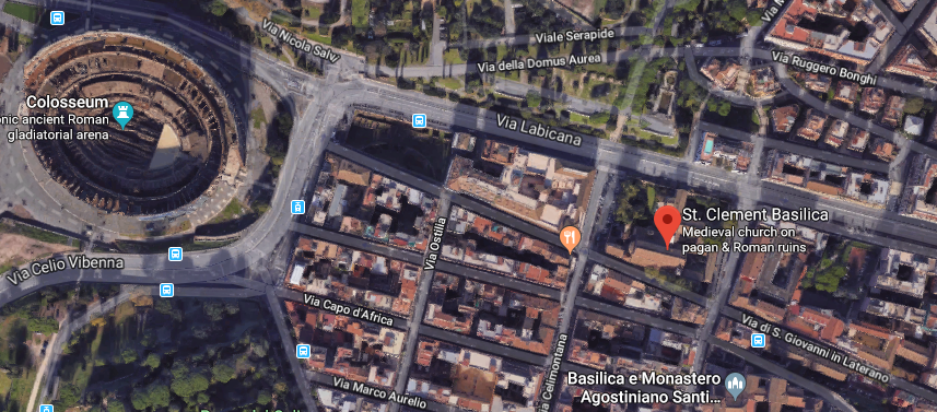 Basilica of San Clemente, Roma - located 3 blocks from the Colosseum, Rome