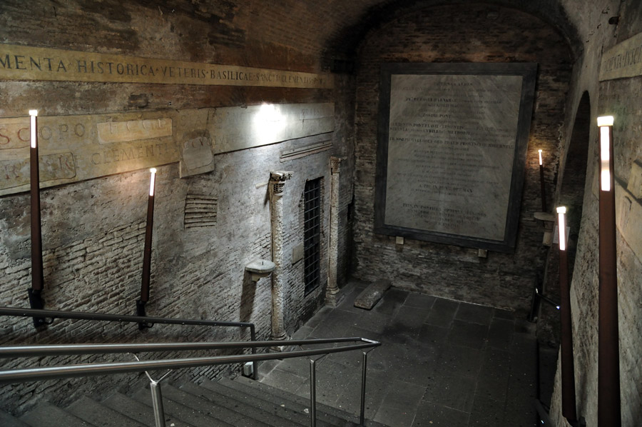 Rome - Basilica San Clemente - IV century church beneath 12th century basilica