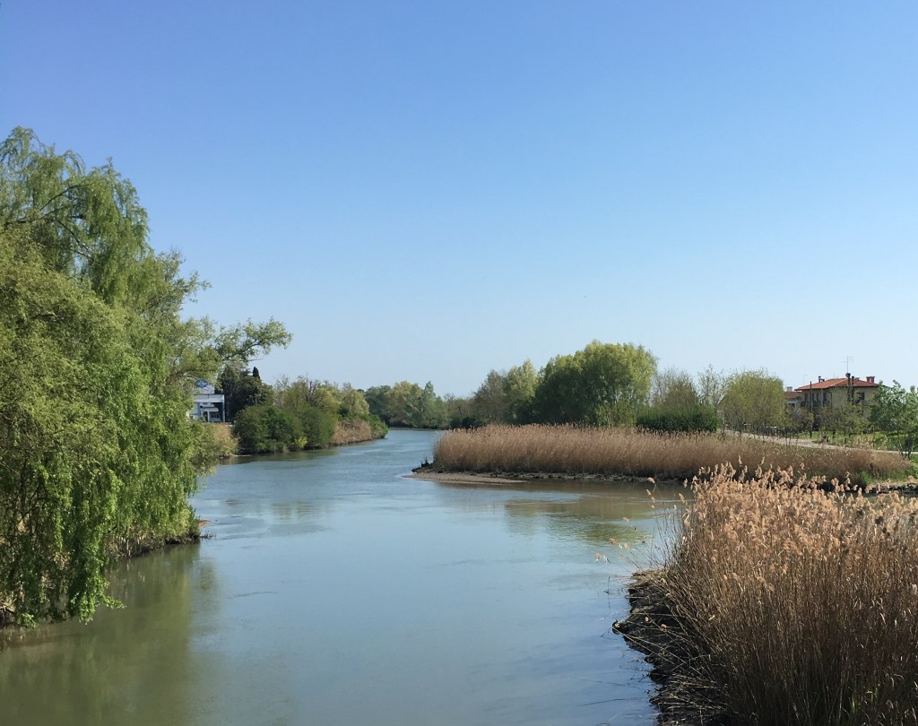 Caposile - where the rivers Sile and Piave meet - just moments from the Venetian lagoon
