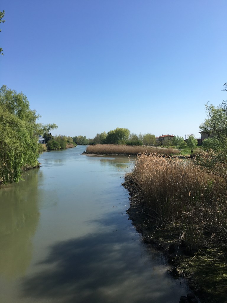 Caposile - where the rivers Sile and Piave meet - just moments from the Venetian lagoon