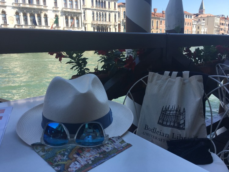 Al Fresco Office - over-looking Grand Canal, Venice