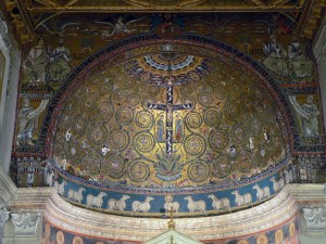 San Clemente - mosaics in 12th century apse, Rome