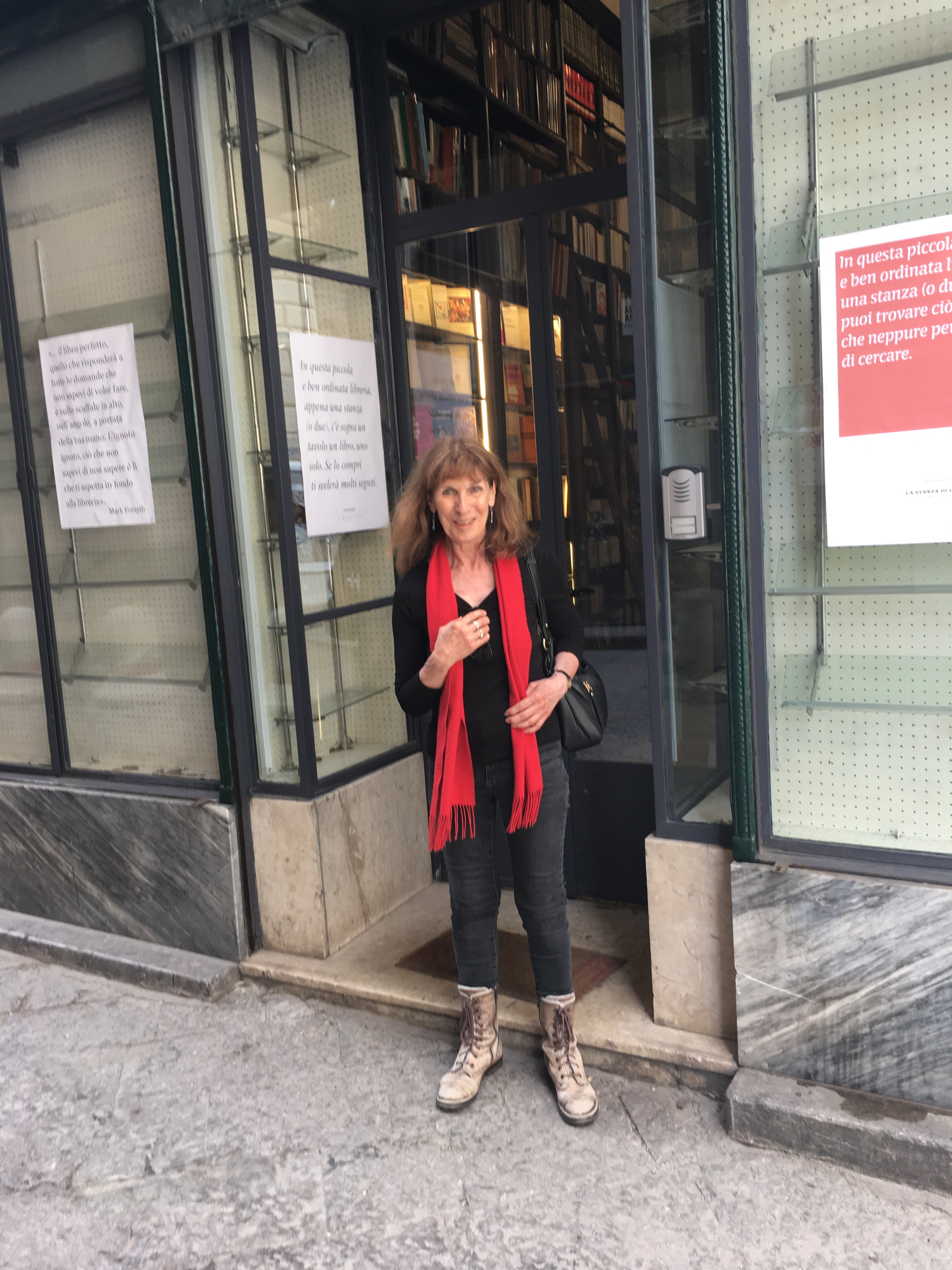 My friend Debbie Davies, Palermo - April 2019