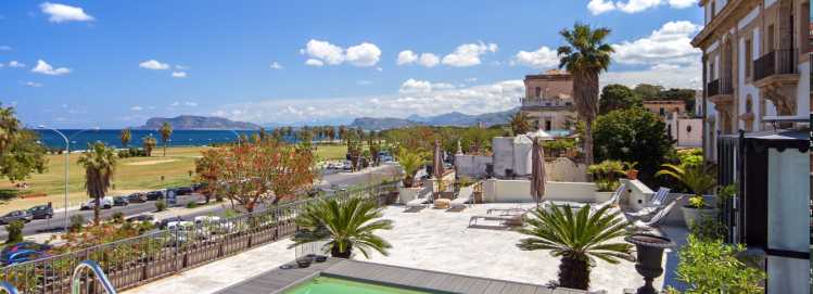 Palermo, Sicily - view from our boutique Bed & Breakfast