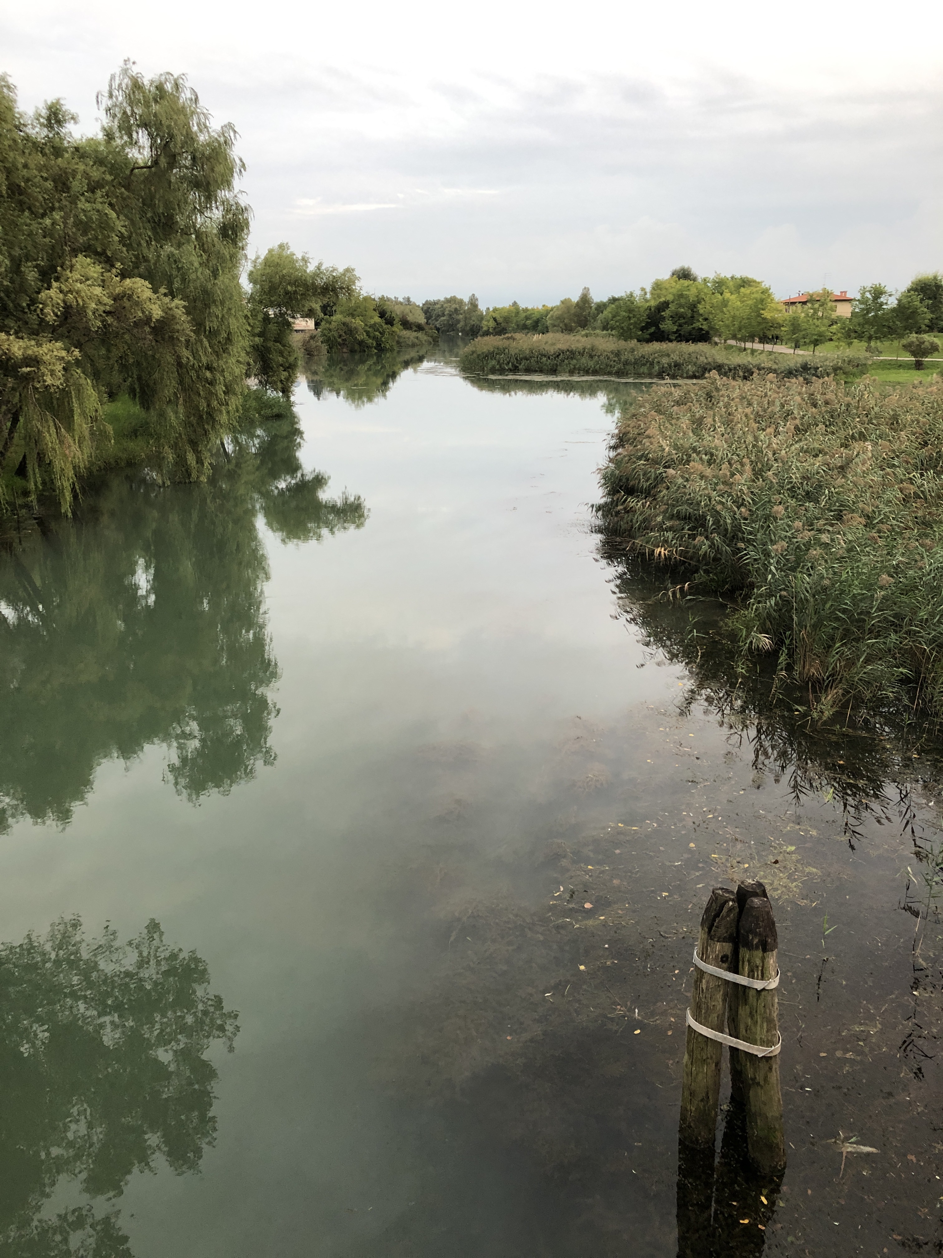Caposile, where the River Sile starts its final journey into the Venetian Lagoon