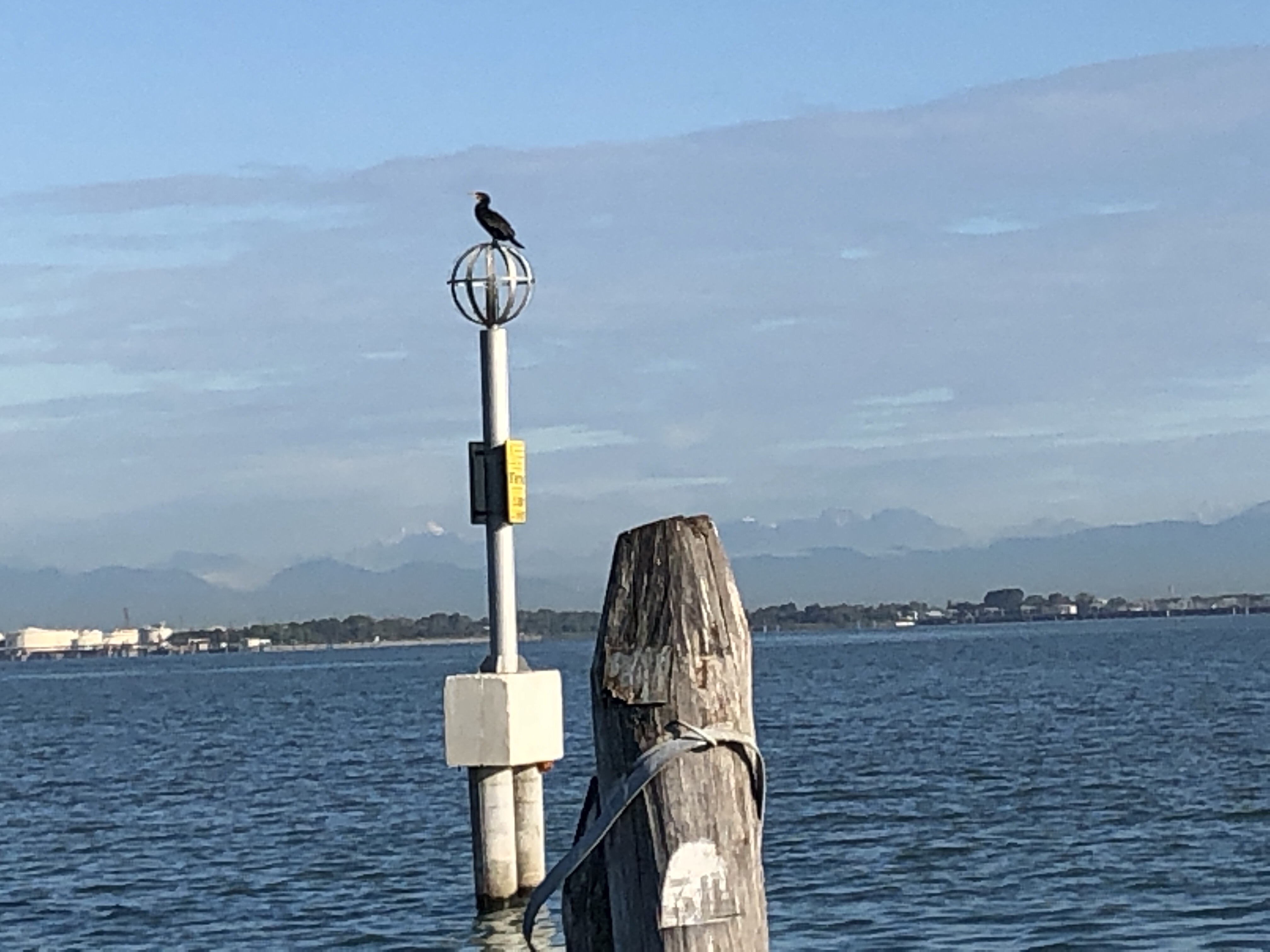 Venice - The Mountains are clearly visible from the lagoon today - September, 2019