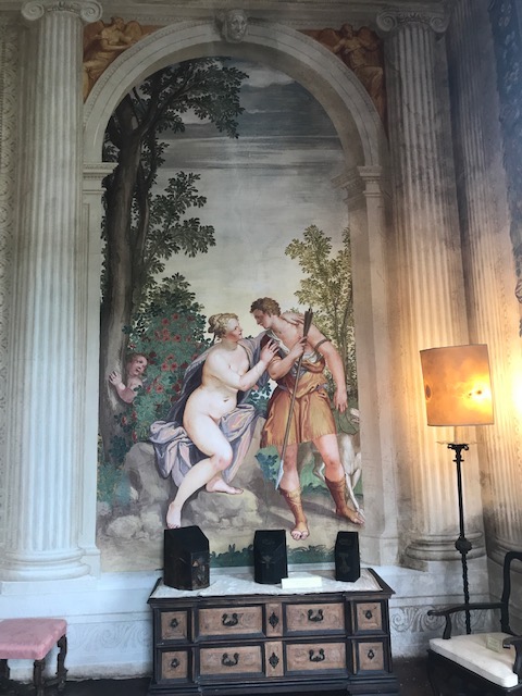 Villa Emo - frescoes by Zelotti - Venus falls for Adonis