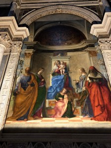 Bellini Masterpiece - San Zaccaria, Venezia - 1505 - Madonna and Child and saints