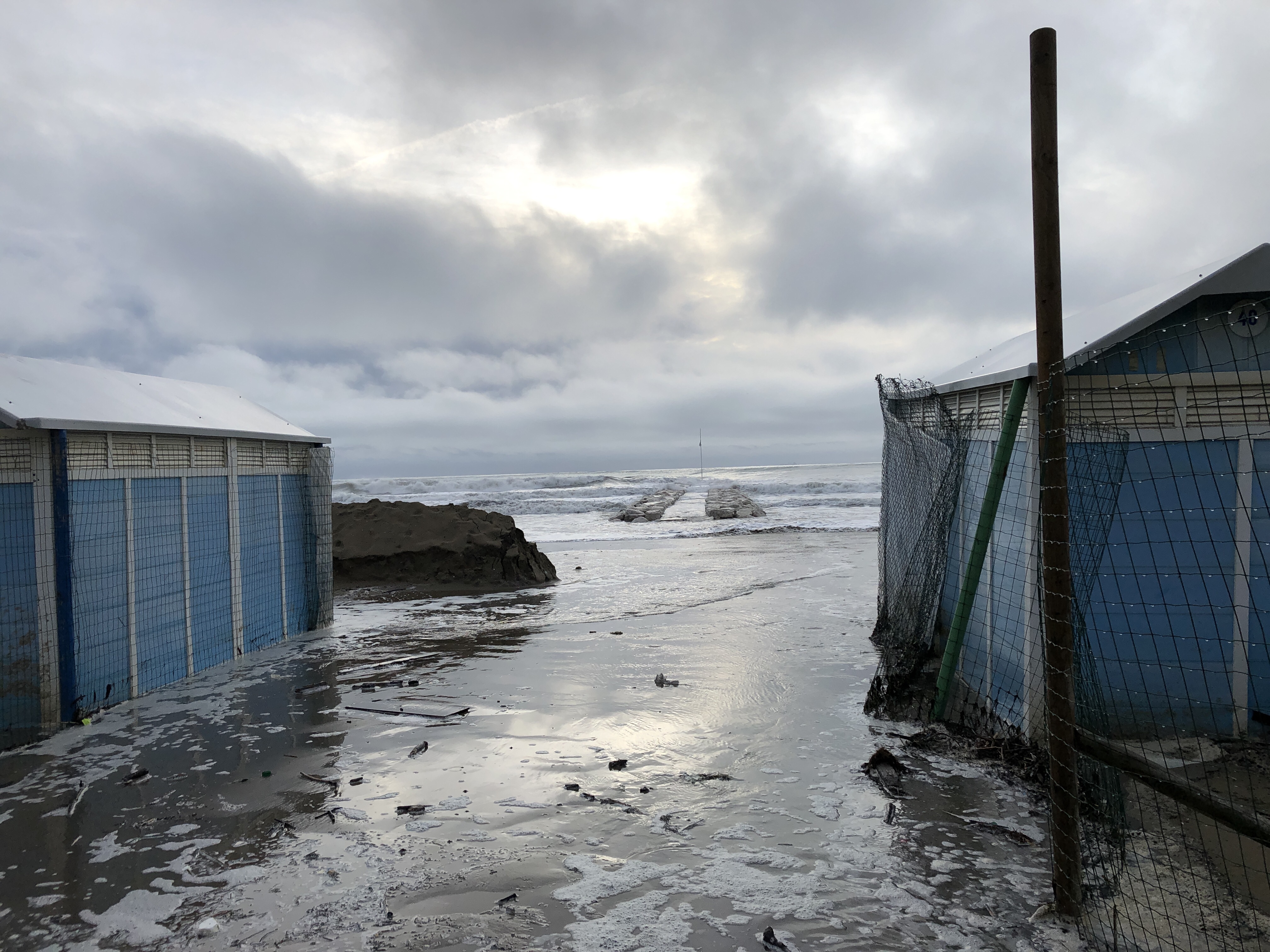Lido di Venezia - 13th November, after the storm www.educated-traveller.com