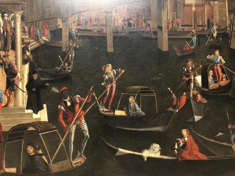 Detailed painting of Rialto - Carpaccio 1494