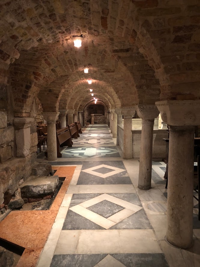 Venice - San Marco - crypt - the basement of St Mark's Basilica