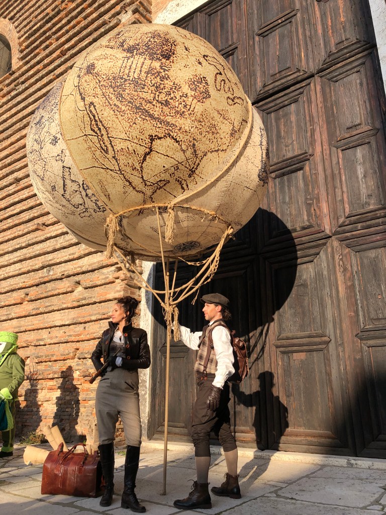 Around the World in 80 days - Jules Verne inspiration - Carnevale 2020. www.educated-traveller.com