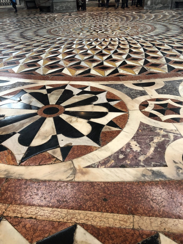 S Maria Salute - exceptional geometric, mosaic flooring