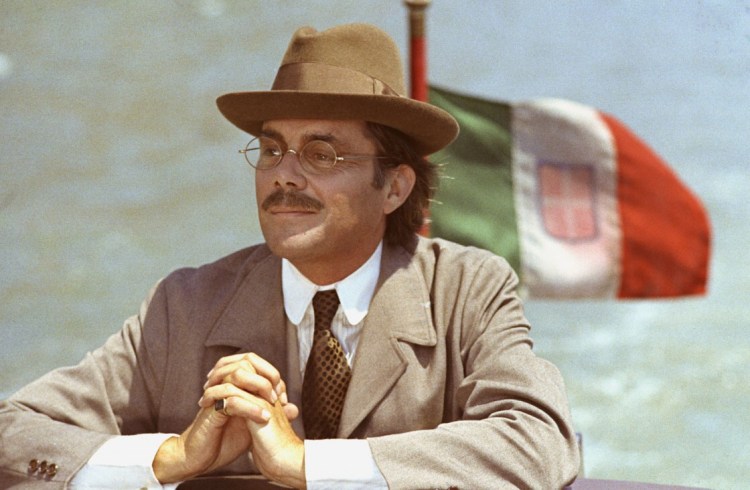 Dirk Bogarde starred in 'Death in Venice' 1971 film by Visconti, filmed in Venice and on the Lido