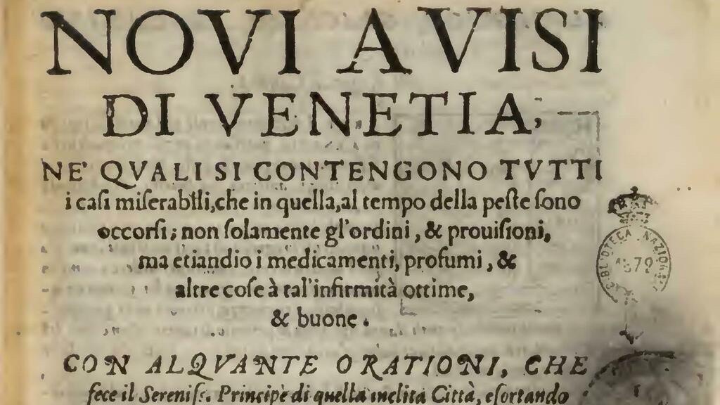 Venice - Health guidelines from the archives 19th century